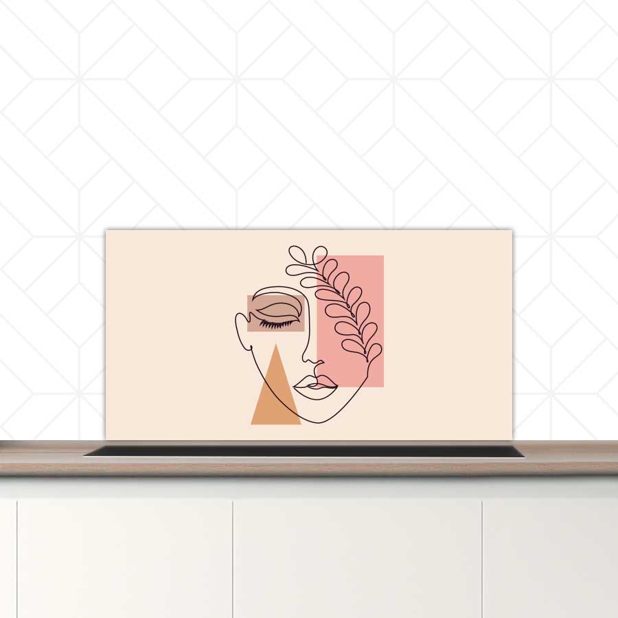 Spatscherm - Abstracte elegantie