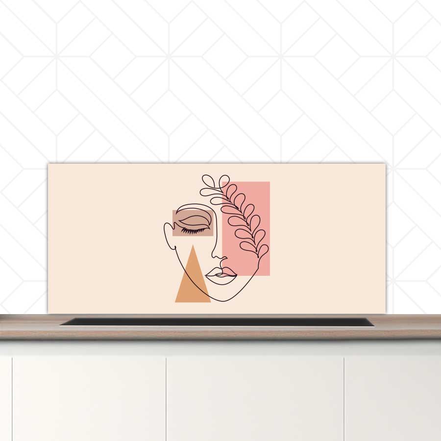 Spatscherm - Abstracte elegantie