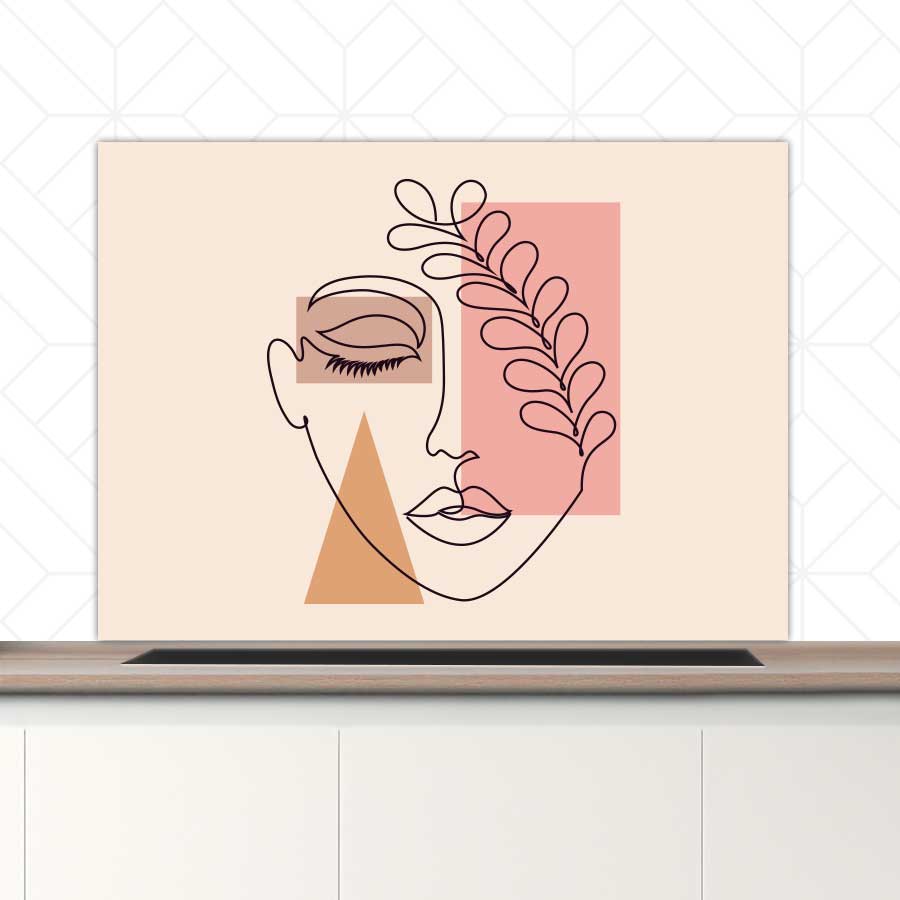 Spatscherm - Abstracte elegantie