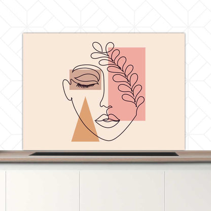 Spatscherm - Abstracte elegantie