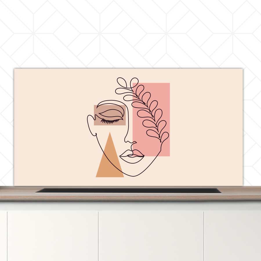 Spatscherm - Abstracte elegantie