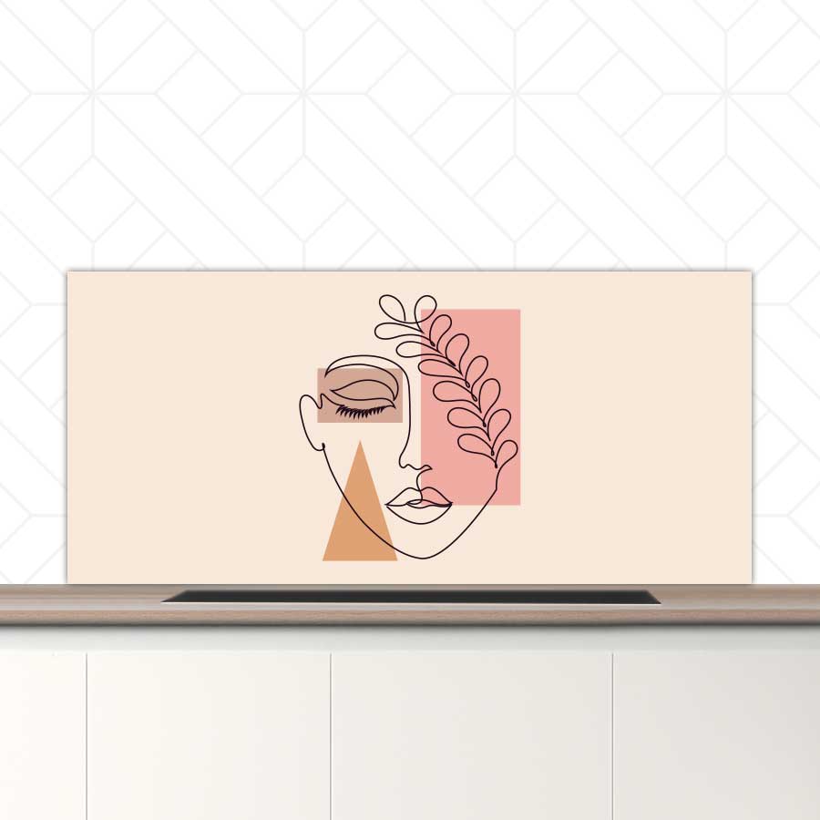 Spatscherm - Abstracte elegantie