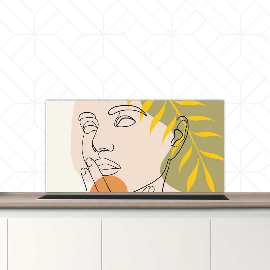 Spatscherm - Gracieuze vrouw