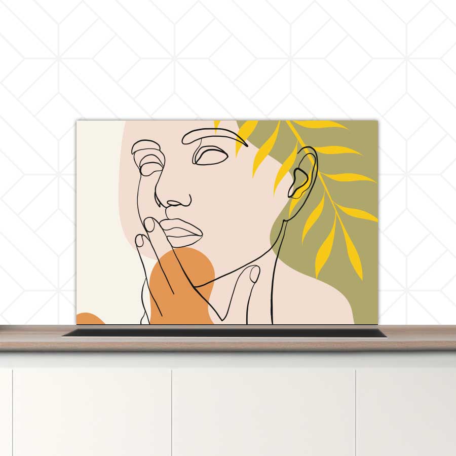 Spatscherm - Gracieuze vrouw