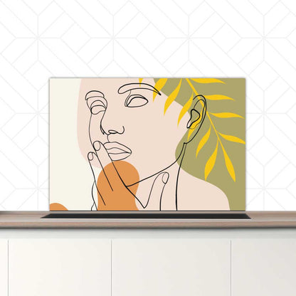 Spatscherm - Gracieuze vrouw