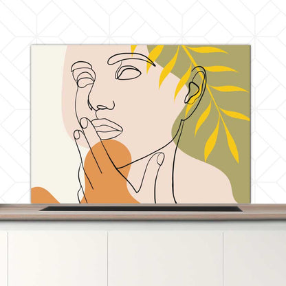 Spatscherm - Gracieuze vrouw