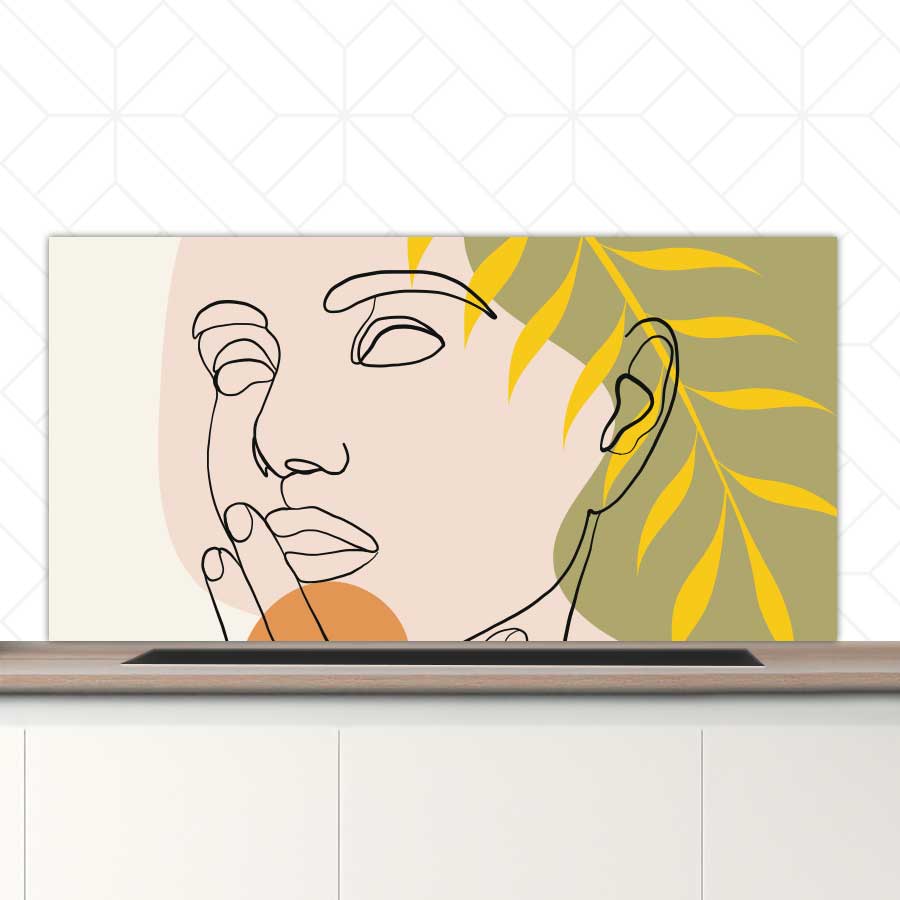 Spatscherm - Gracieuze vrouw