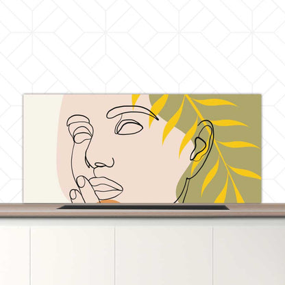 Spatscherm - Gracieuze vrouw