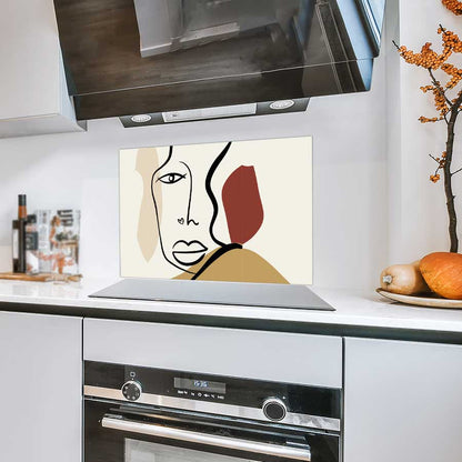 Spatscherm - Gezicht met hartje