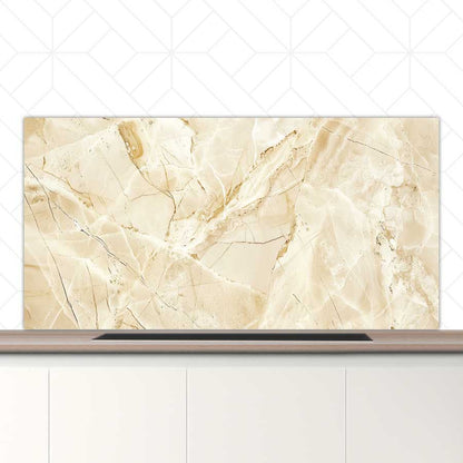 Spatscherm - Marmer Beige