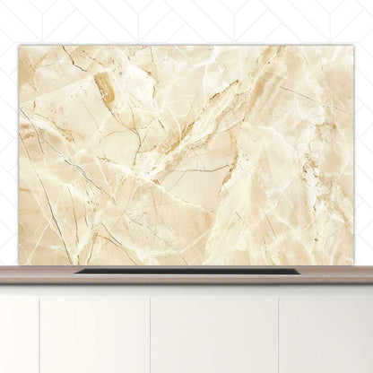 Spatscherm - Marmer Beige