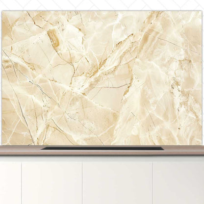 Spatscherm - Marmer Beige