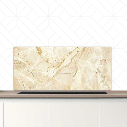 Spatscherm - Marmer Beige