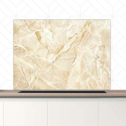 Spatscherm - Marmer Beige