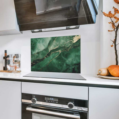 Spatscherm - Marmer Groen