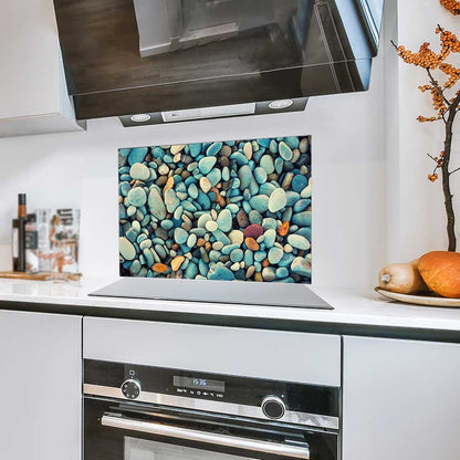 Spatscherm - Stenen strand