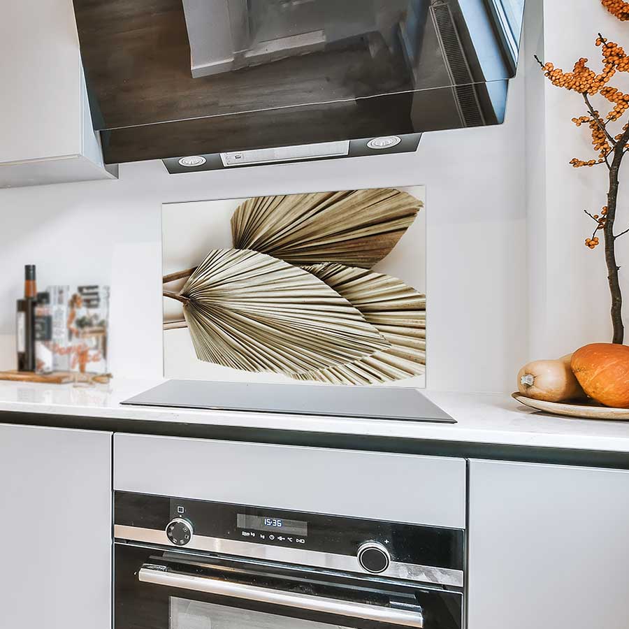 Spatscherm - Gedroogde palmbladeren