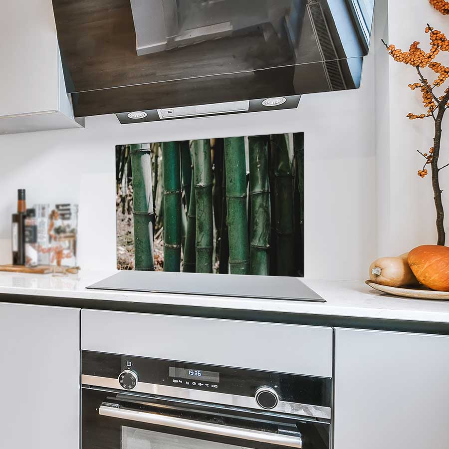 Spatscherm - Groene Bamboe