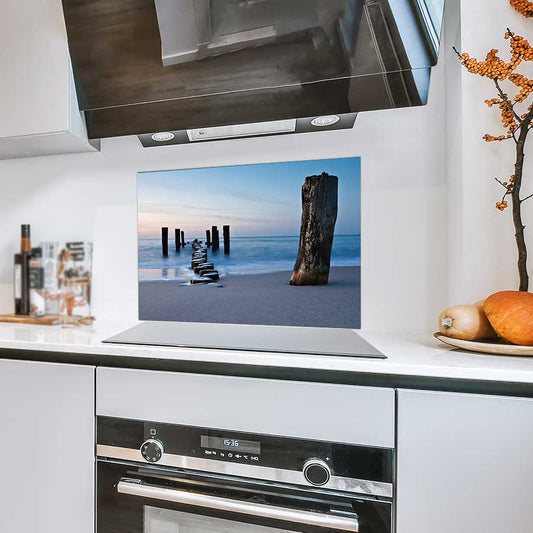 Spatscherm - Golfbreker op het strand