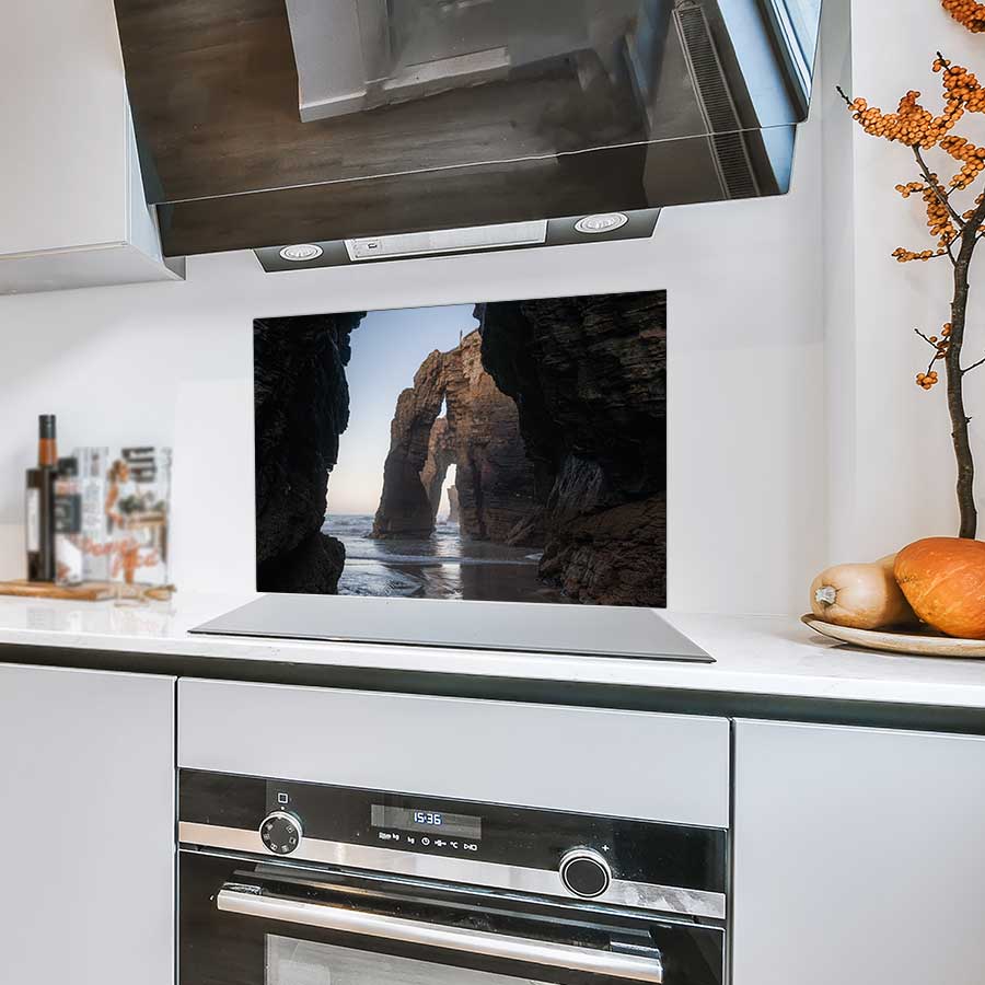 Spatscherm - Natuurlijke bogen