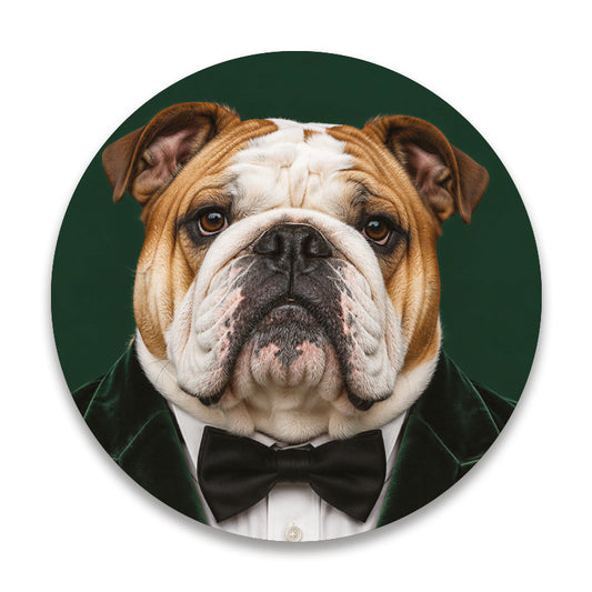 The Aristocrat Bulldog - Placemat rond van Kookio