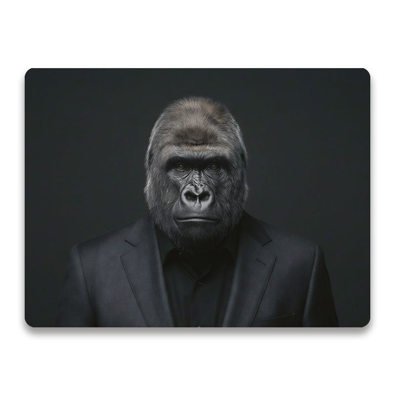 Luxe placemat met silverback gorilla The Boss