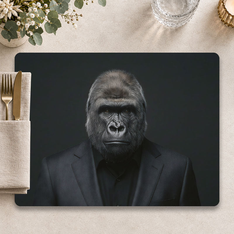 Gorilla placemat The Boss in een modern en stijlvol interieur