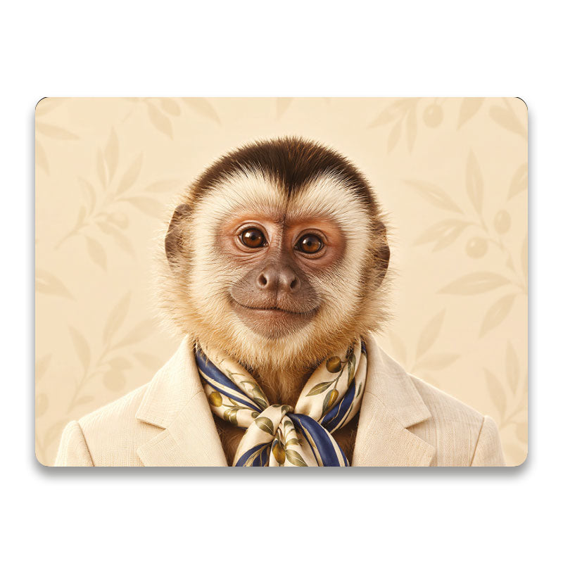 Luxe placemat met kapucijnaap The Charmer