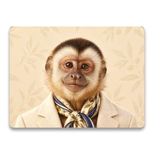 Luxe placemat met kapucijnaap The Charmer