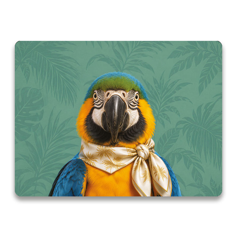 Luxe placemat met exotische papegaai The Holidaymaker