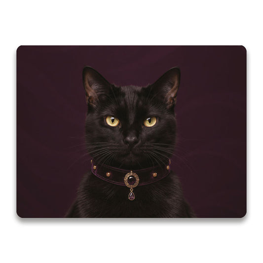 Luxe placemat met zwarte kat The Maverick