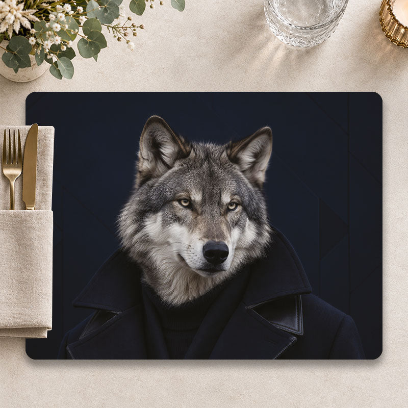 The Outsider wolven placemat – stijlvolle tafel