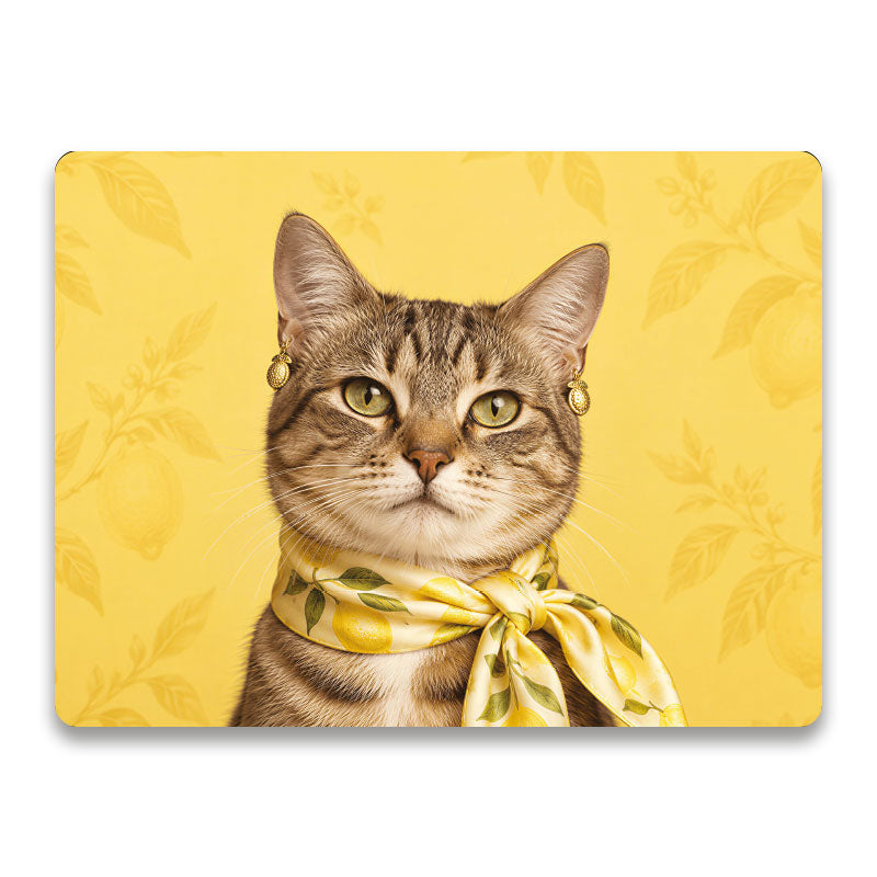 Luxe placemat met kat The Riviera Girl in Riviera-stijl