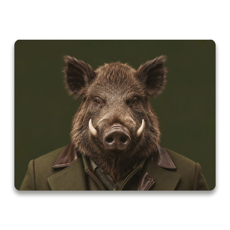 Luxe placemat met wild zwijn The Rogue