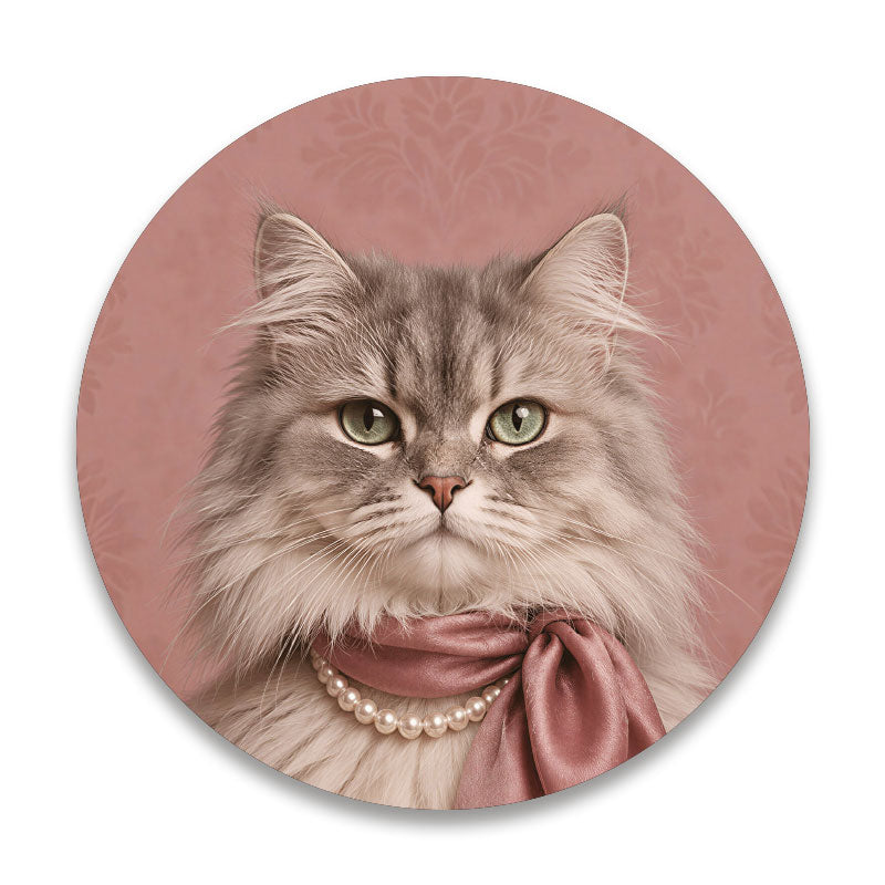 The Socialite Katten - Ronde placemat vinyl van Kookio