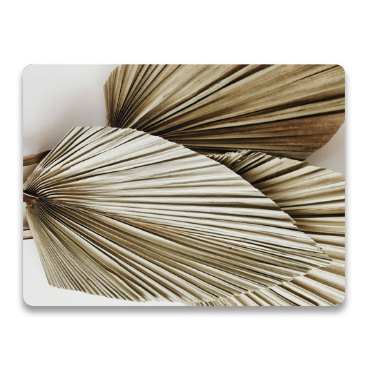 Gedroogde palmbladeren - natuur luxe placemat vinyl van Kookio