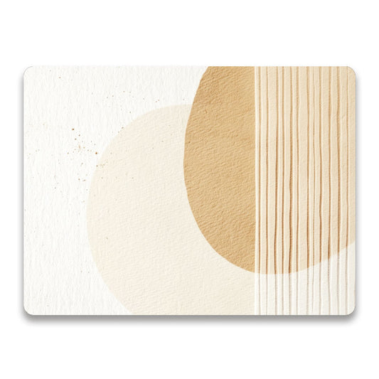 Japandi minimal beige luxe placemat vinyl van Kookio