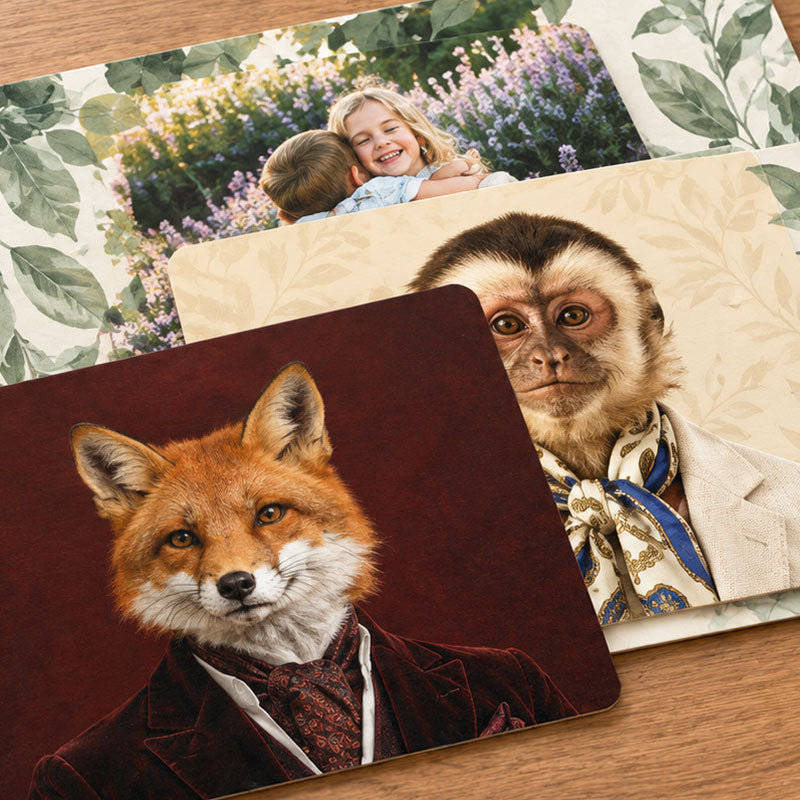 Stijlvolle placemats van Kookio met unieke designs voor elke eettafel