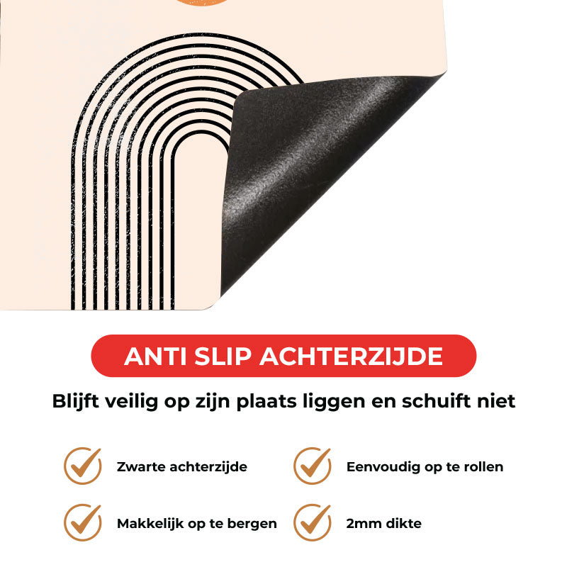 Inductie beschermer - Boho Regenboog