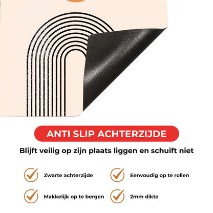 Inductie beschermer - Boho Regenboog