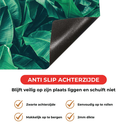Inductie beschermer - Tropische bladeren