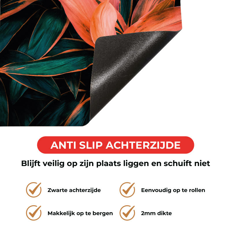 Inductie beschermer - Tropische bloem