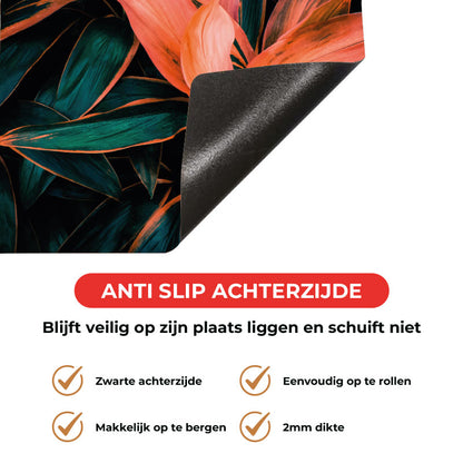 Inductie beschermer - Tropische bloem