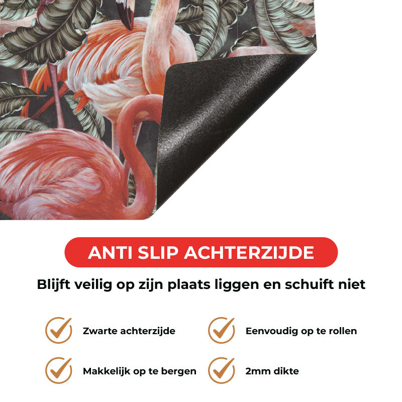 Inductie beschermer - Tropische flamingo’s
