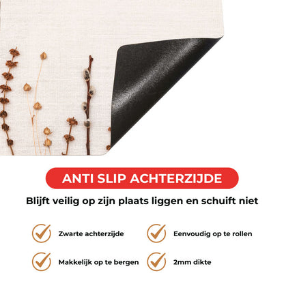 Inductie beschermer - Droogbloemen Natuurlijke Rust
