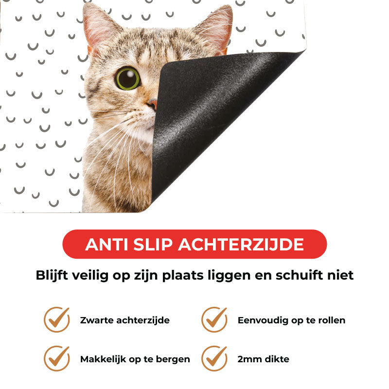 Inductie beschermer - Funny kat fugler