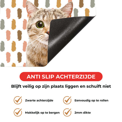 Inductie beschermer - Funny kat vlekken