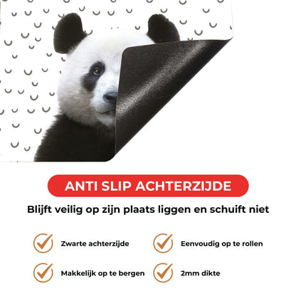Inductie beschermer - Funny panda fugler