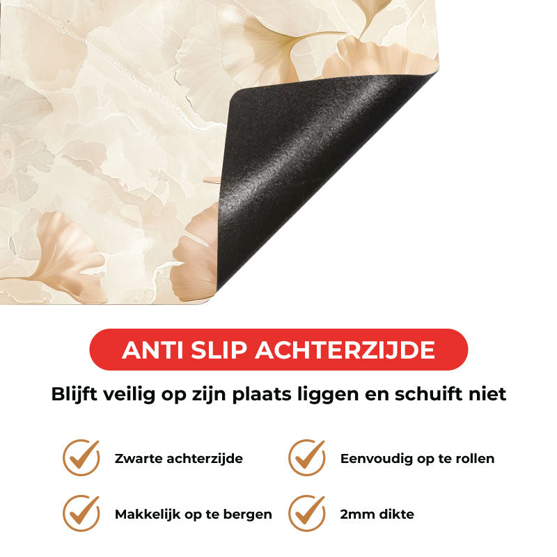 Inductie beschermer - Japandi Bloemen