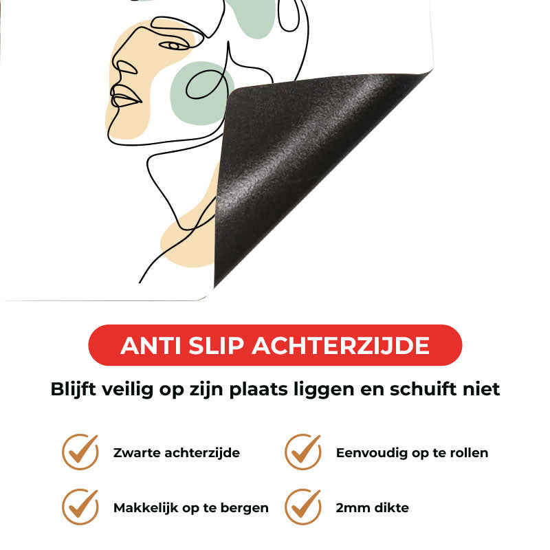 Inductie beschermer - Man in één lijn